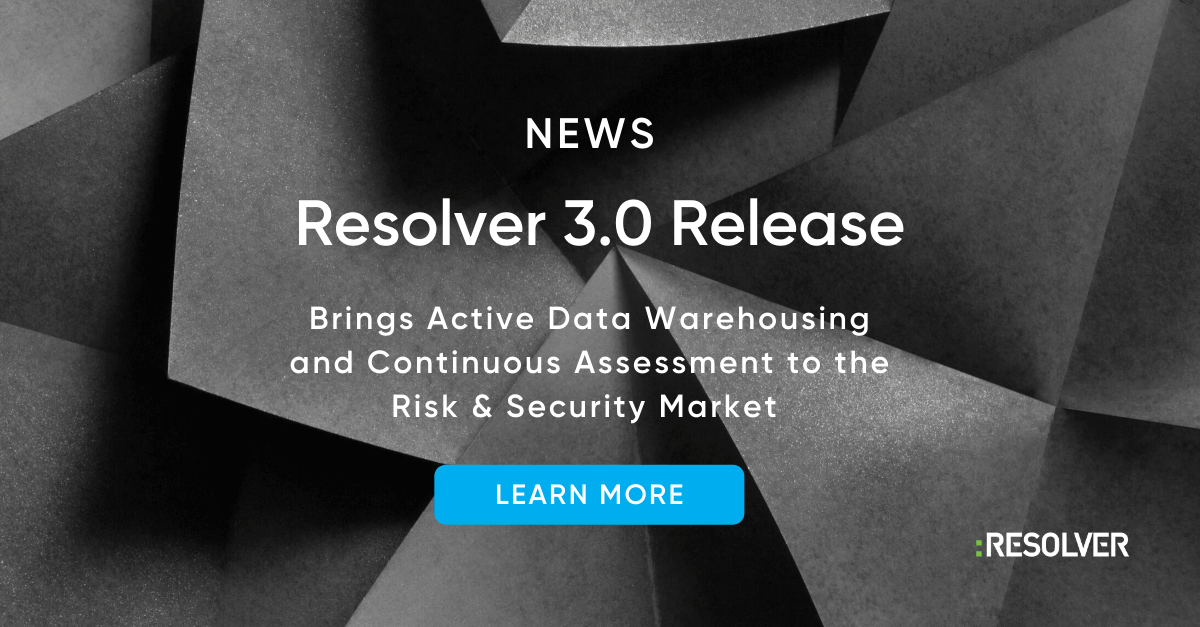 Resolver 3.0 Brings Active Data Warehousing And Continuous Assessment ...