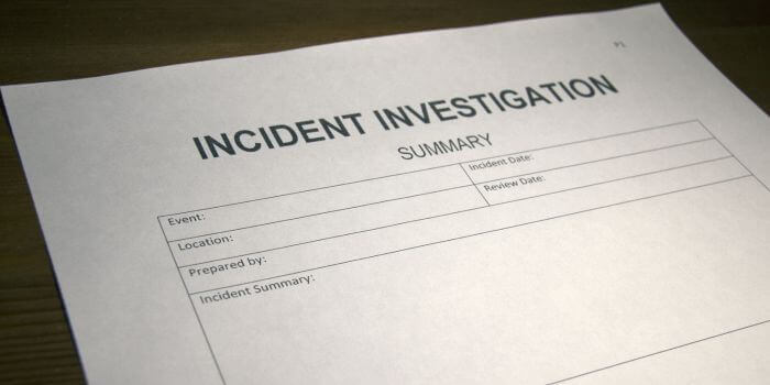 Hdr incident data