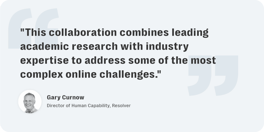 Resolvers academic partnership aims to combine academia with industry expertise to advance trust and safety