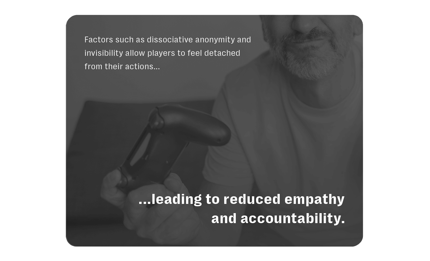 Online gaming, misogyny, suicide and self harm