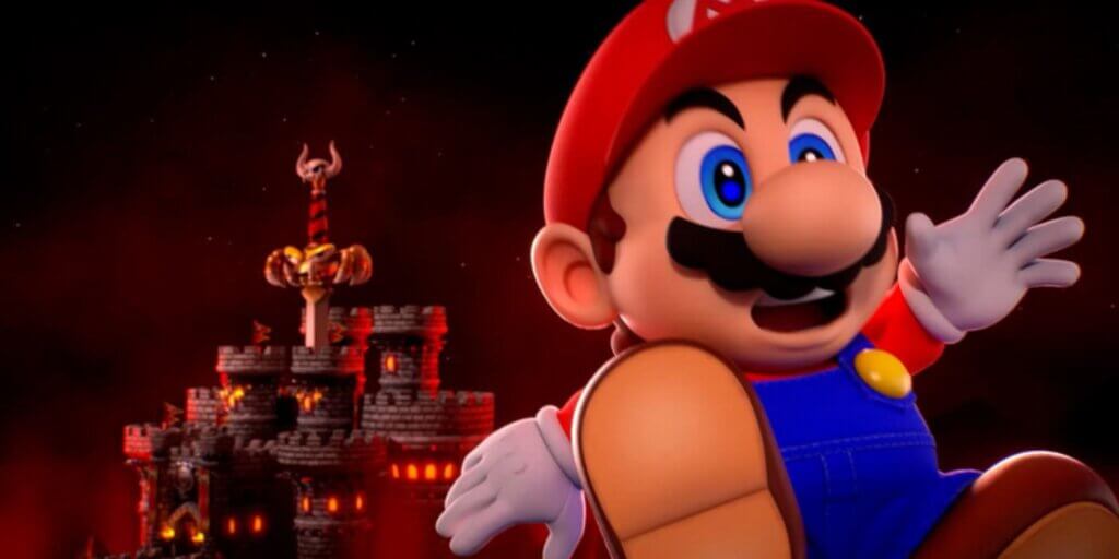 Why nostalgia-fueled comebacks in gaming pose real risks to brand reputation 6 Mario jumps in front of bowser’s castle in the super mario rpg remake, featured in resolver’s article on brand risk in gaming remakes.