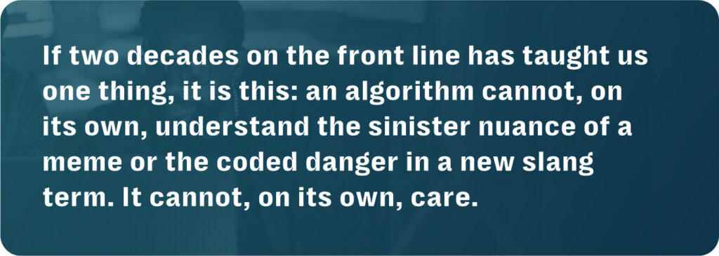 Online safety 20 years human at the heart quote one