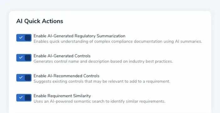 Using AI for regulatory change management​