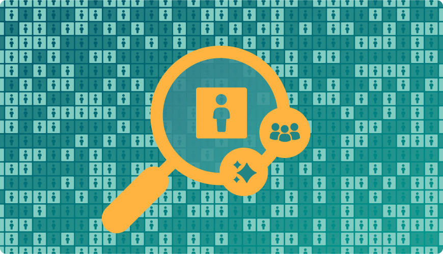 A dark green technical grid with scattered data points.