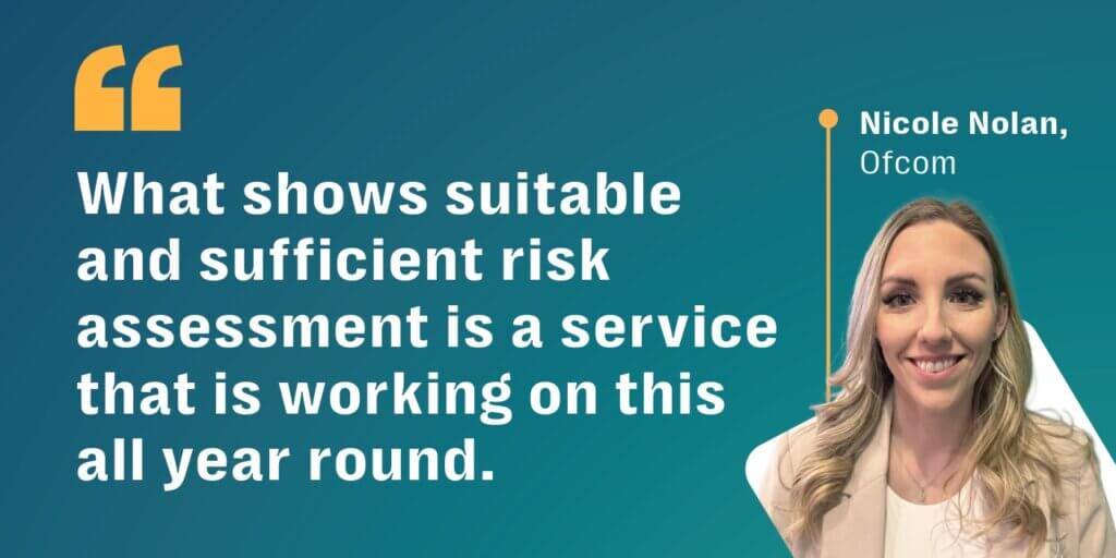 What ofcom’s year 1 reviews reveal about year 2 osa risk assessments 4 Quote ofcom year 2 risk assessment requirements nicole nolan
